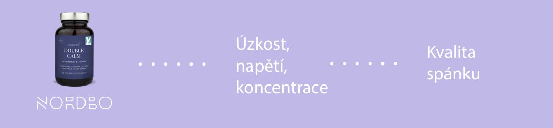 Double calm vhodný produkt pro všechny jedince zaměřené na podporu a kvalitu spánku, podporu úzkosti, napětí a koncentrace.